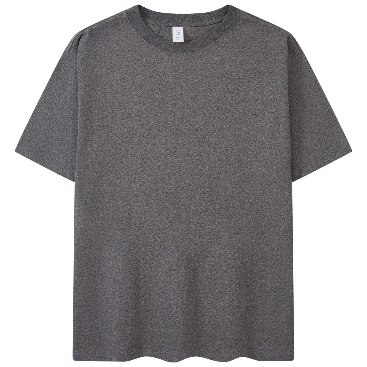 Basic T-Shirt Grau aus 100% Baumwolle für Damen und Herren