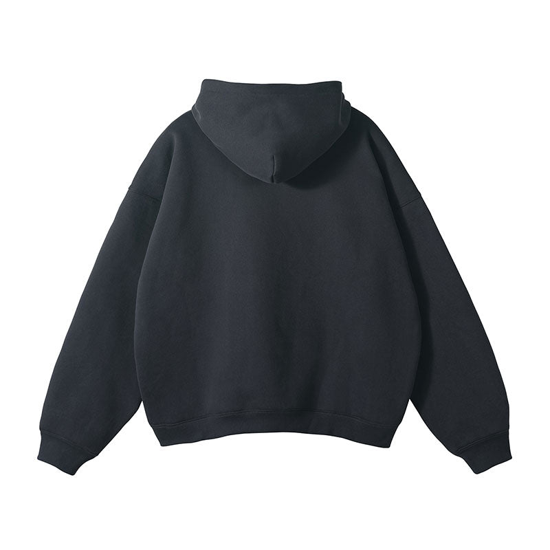 Basic Hoodies Dunkel Grau aus 100% Baumwolle für Herren und Damen
