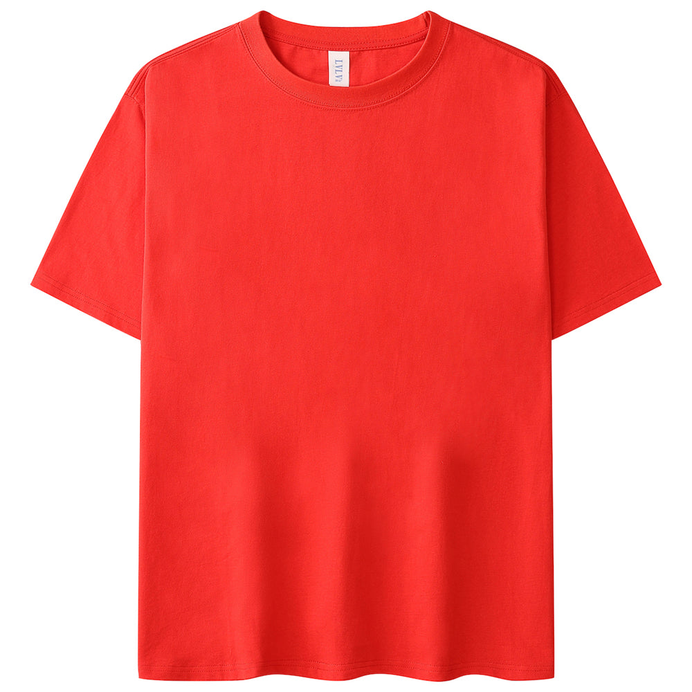 Basic T-Shirt Orange aus 100% Baumwolle für Herren und Damen