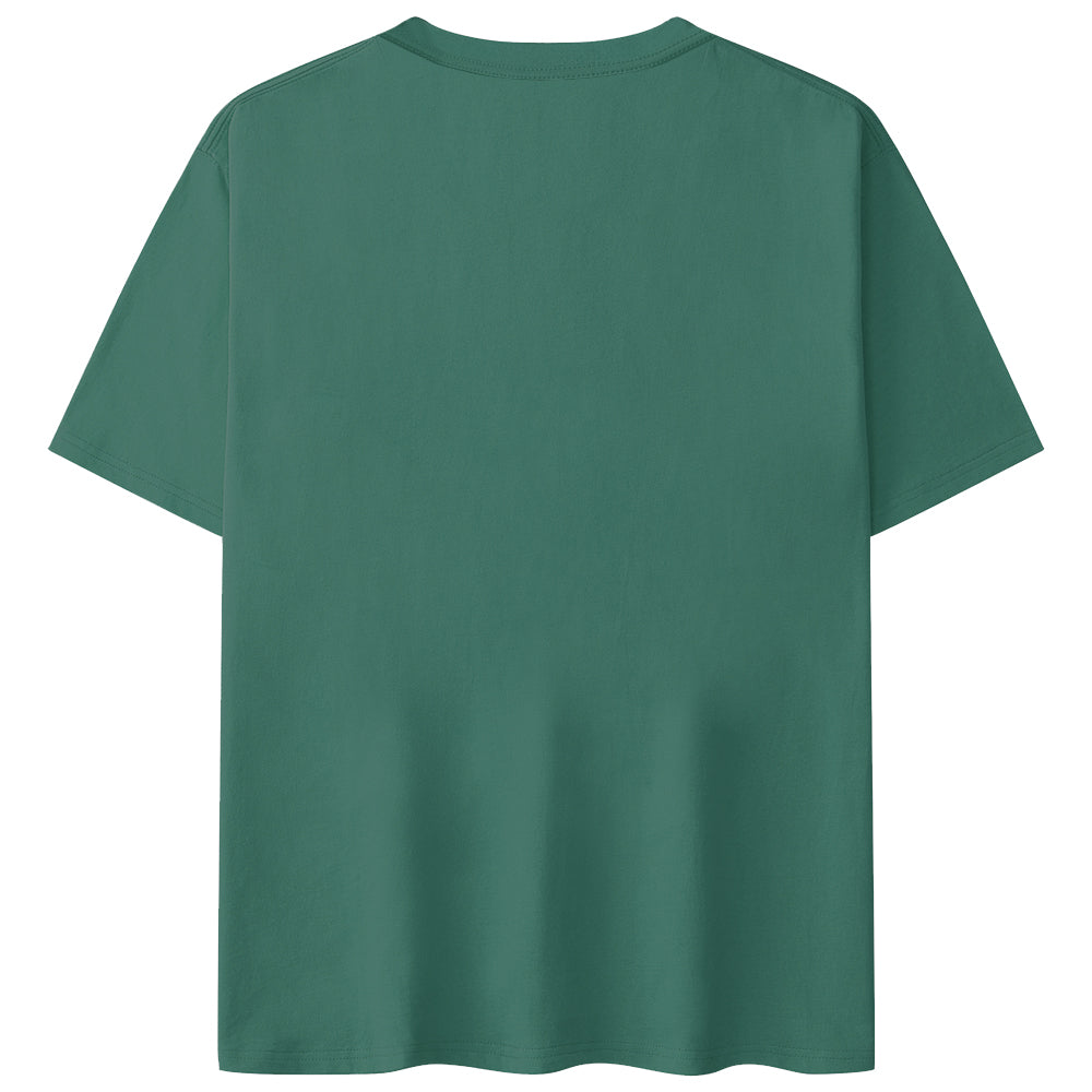 Basic T-Shirt Grün aus 100% Baumwolle für Herren und Damen