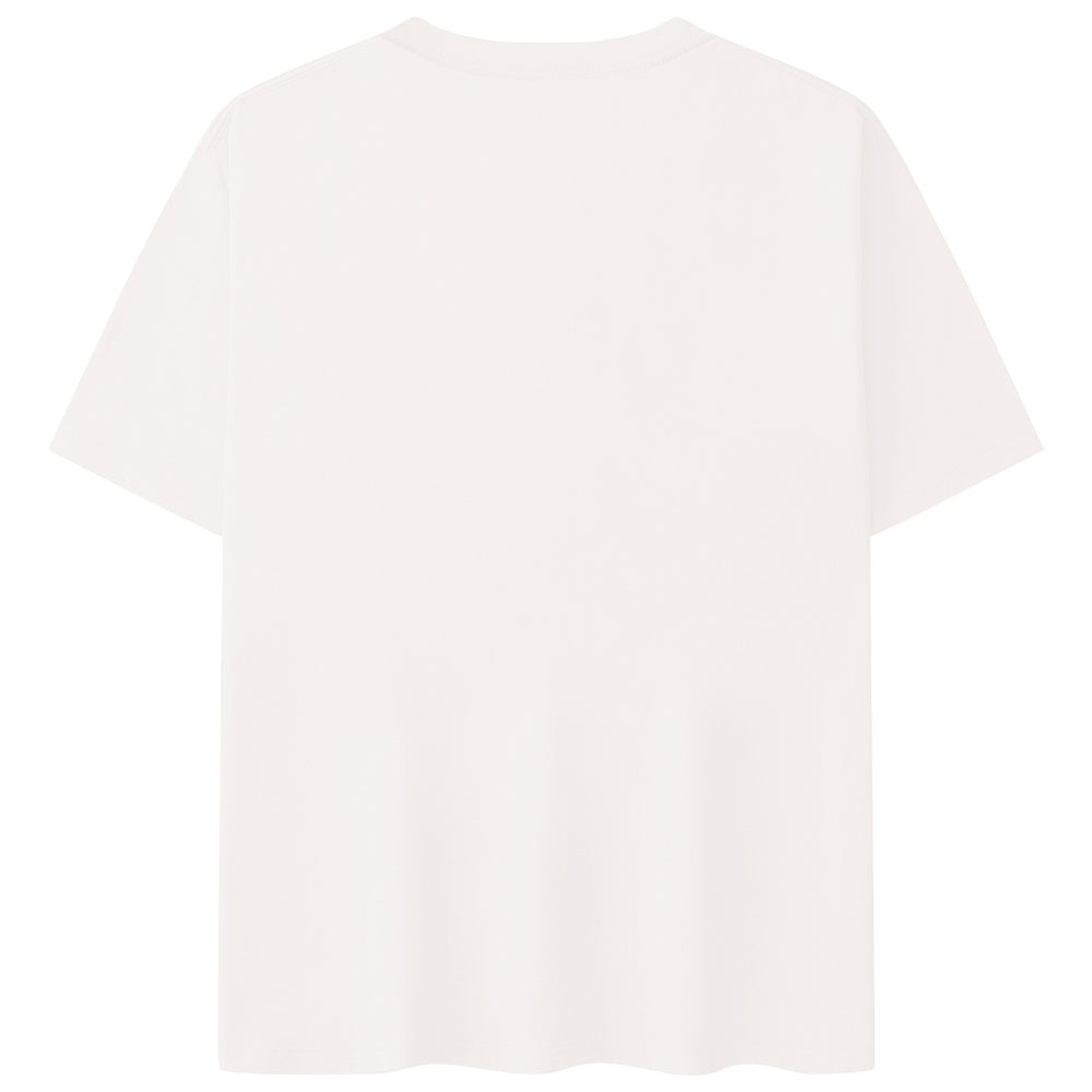 Basic T-Shirt Weiß 100% Baumwolle für Herren und Damen