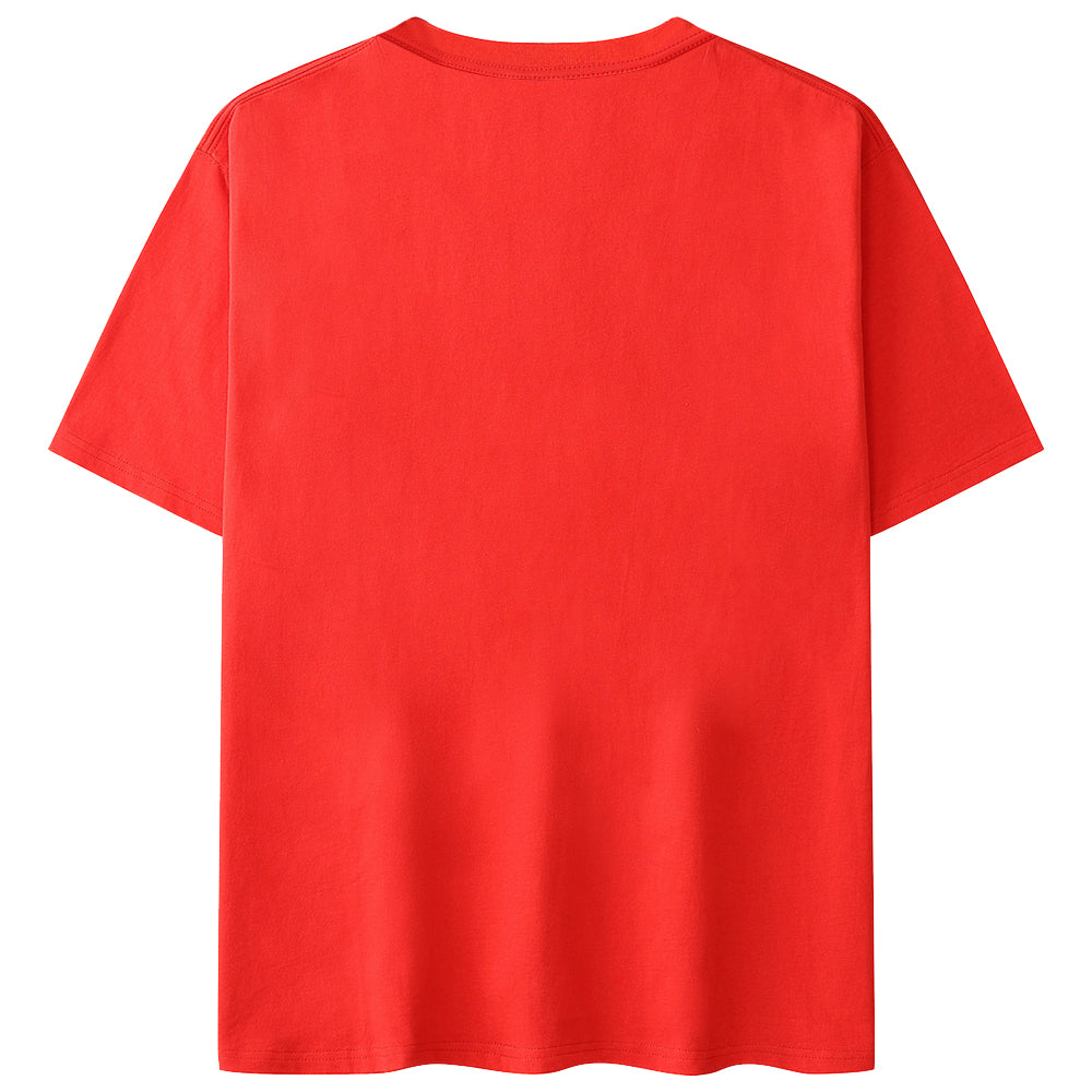 Basic T-Shirt Orange aus 100% Baumwolle für Herren und Damen