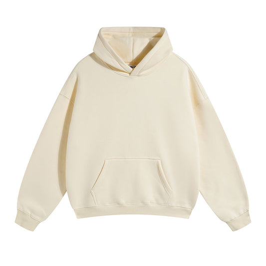 Basic Hoodie Beige aus 100% Baumwolle für Herren und Damen