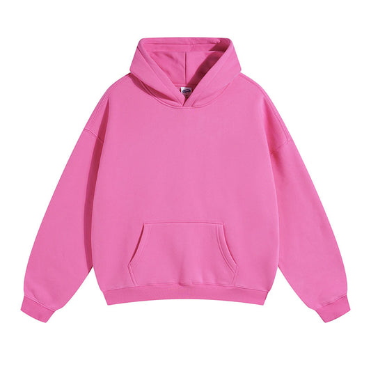Basic Hoodie Pink aus 100% Baumwolle für Herren und Damen